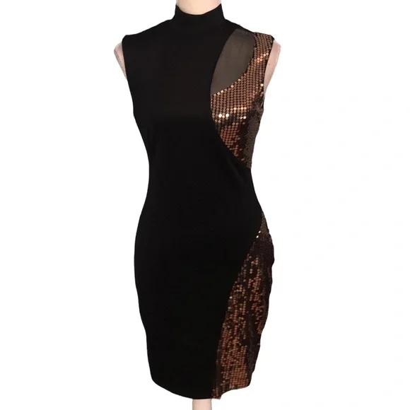 arden b black dress Bailey Polo Dress in Black
